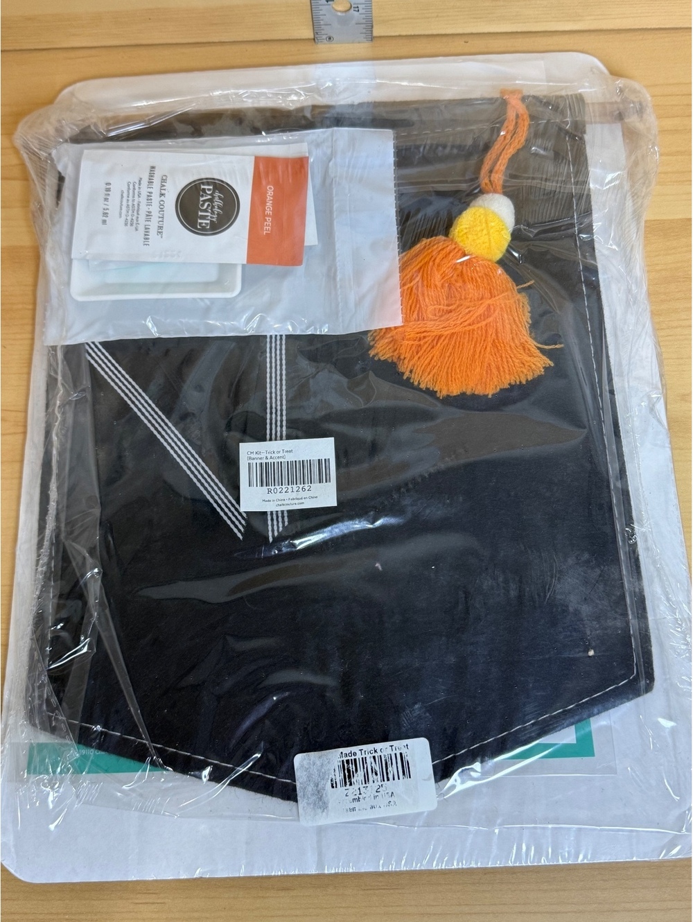 Chalk Couture "Trick or Treat" Chalk Kit Banner & Accessories - NWT